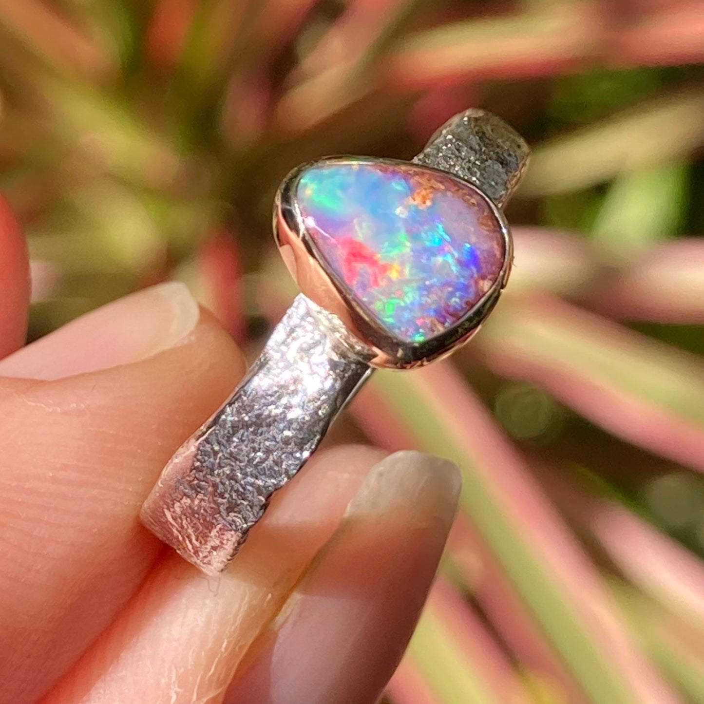 Rainbow Drop Ring