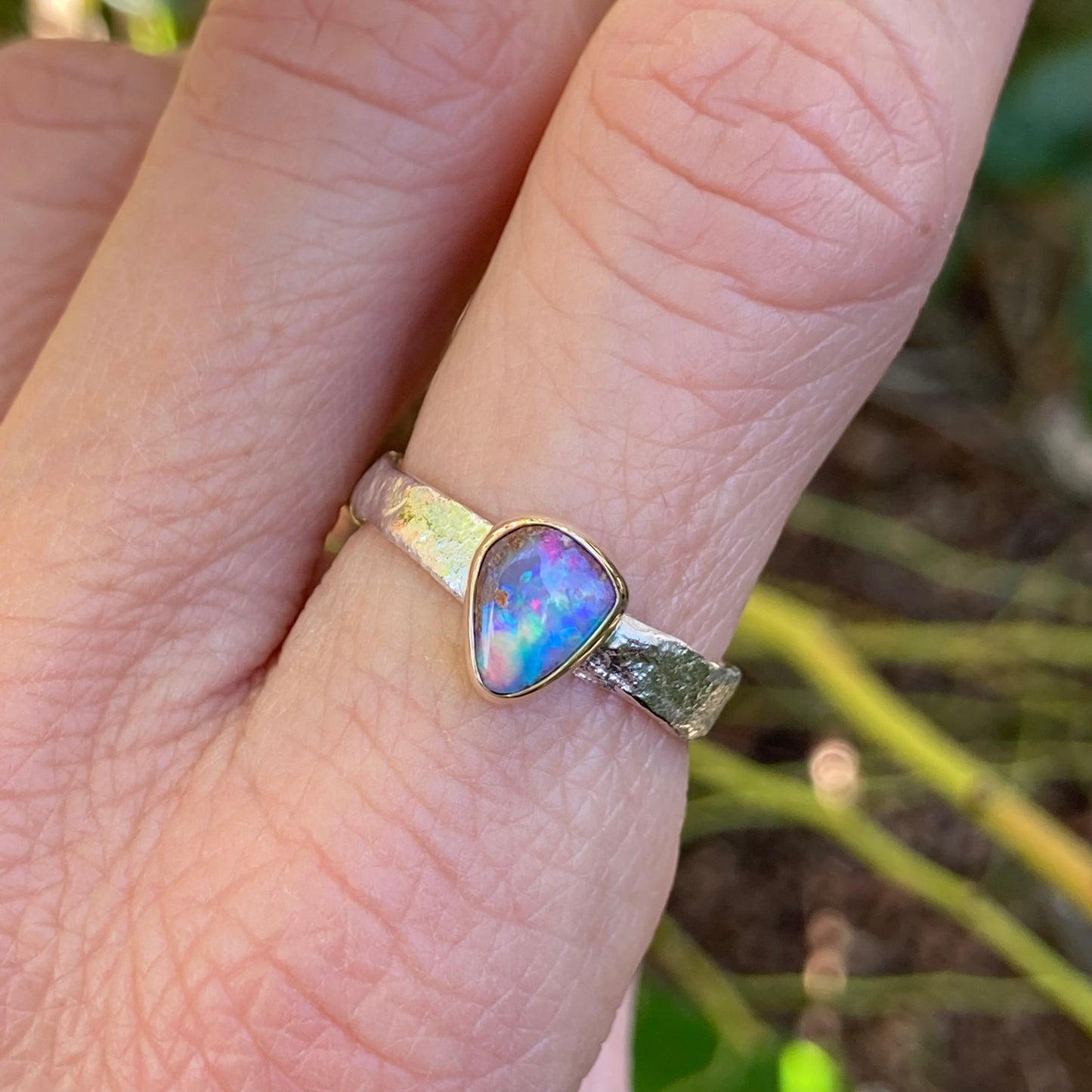 Rainbow Drop Ring