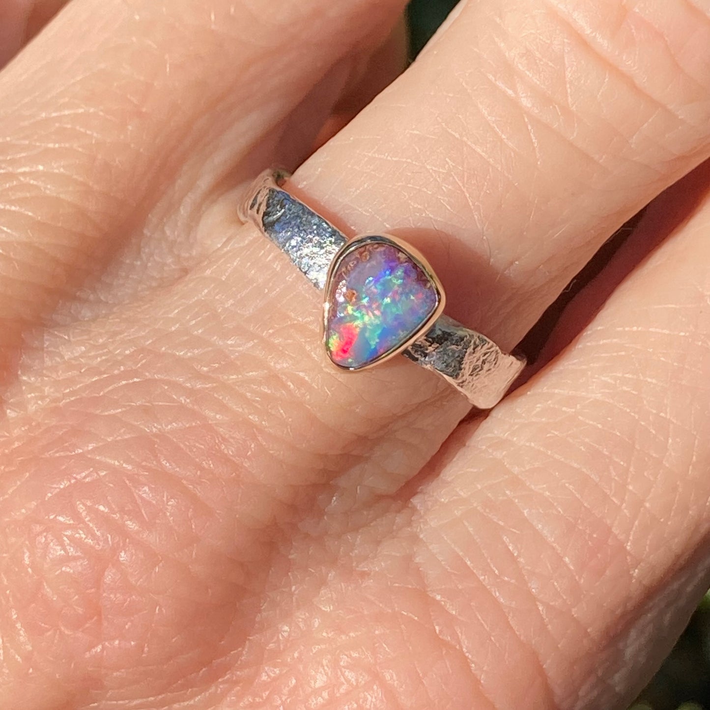Rainbow Drop Ring