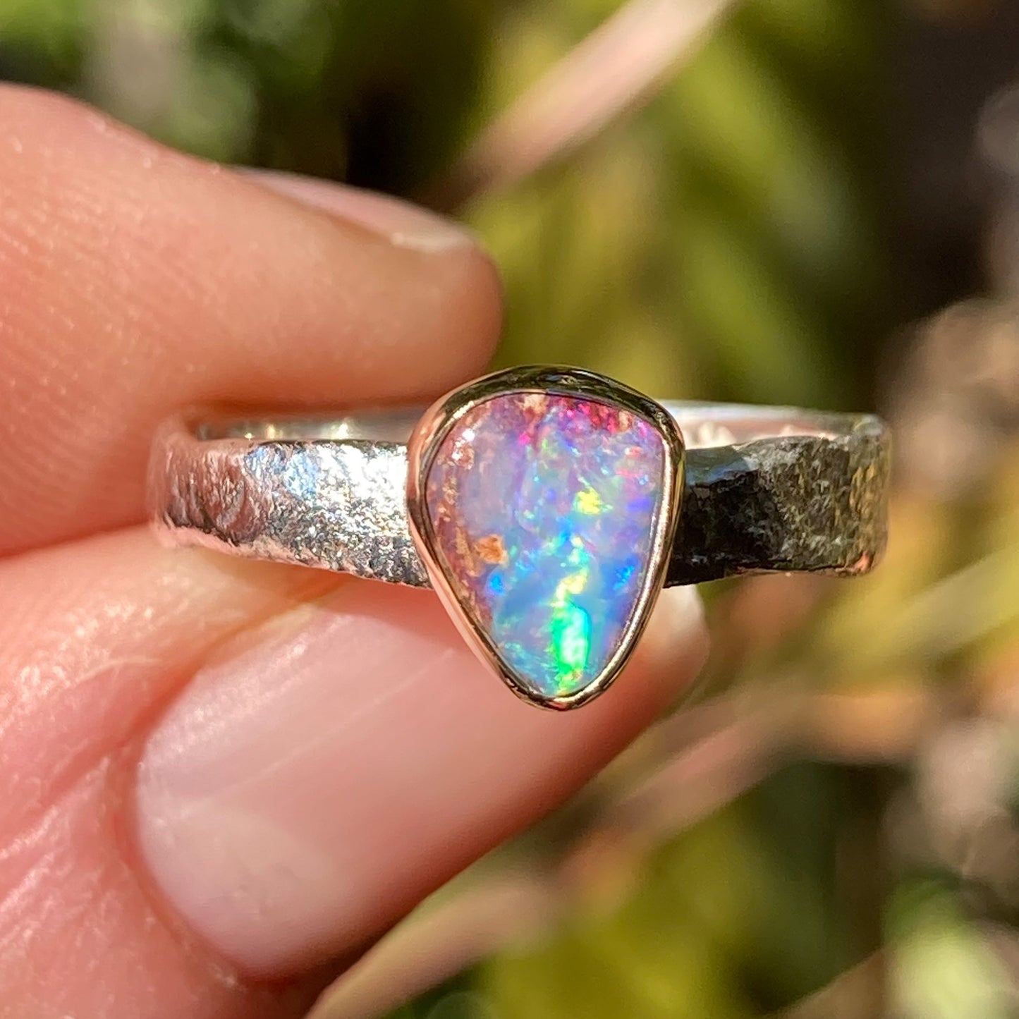 Rainbow Drop Ring