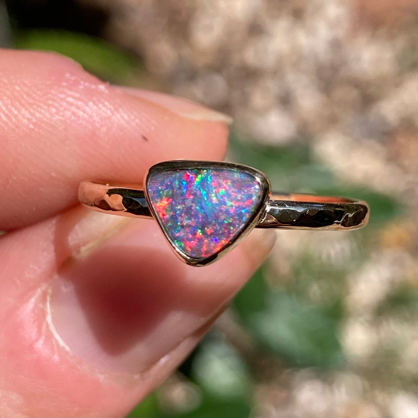 Pink Fire Ring