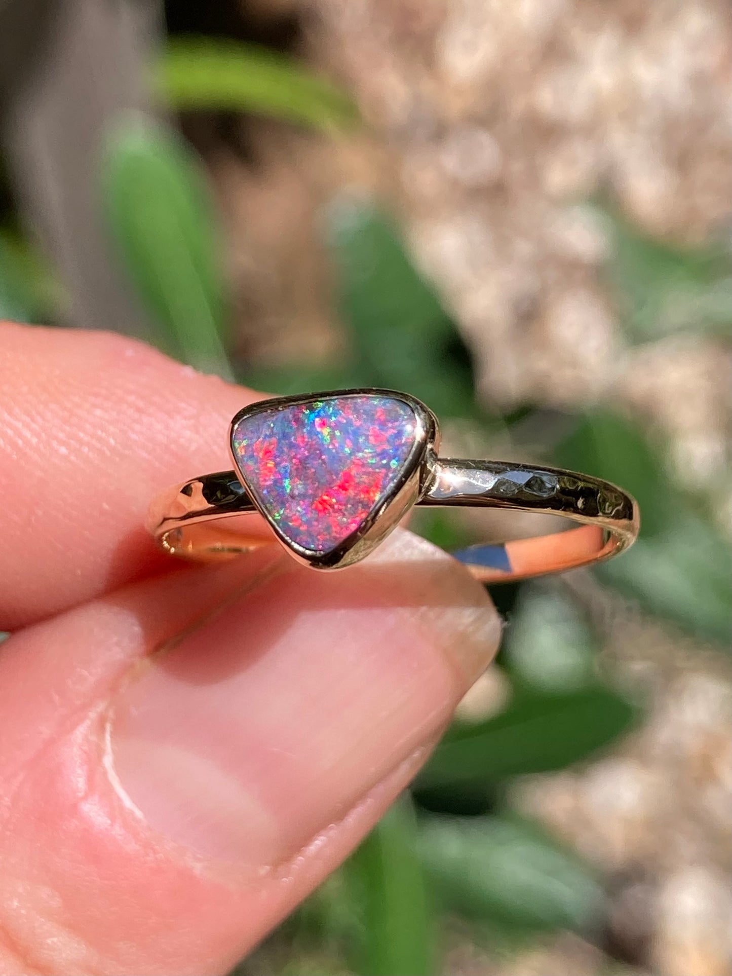 Pink Fire Ring