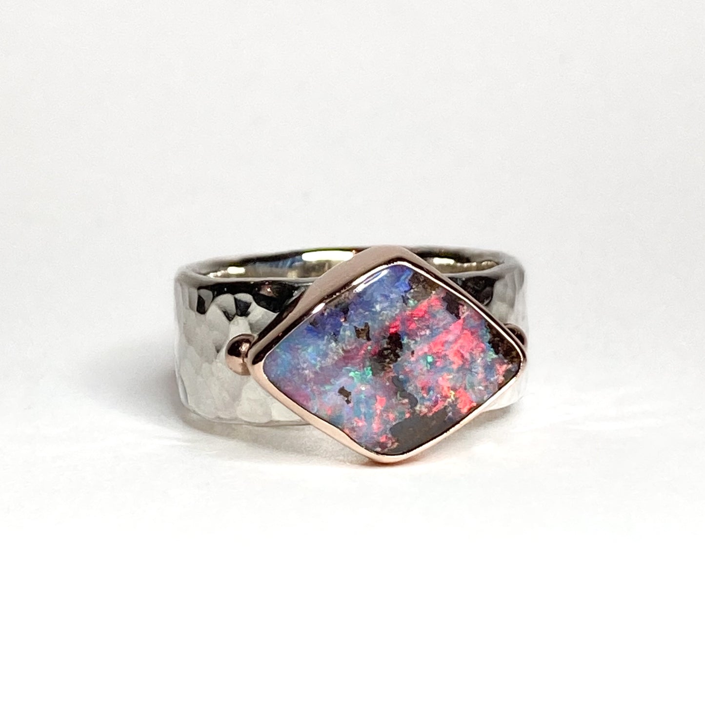 Sunset Sky Opal Ring