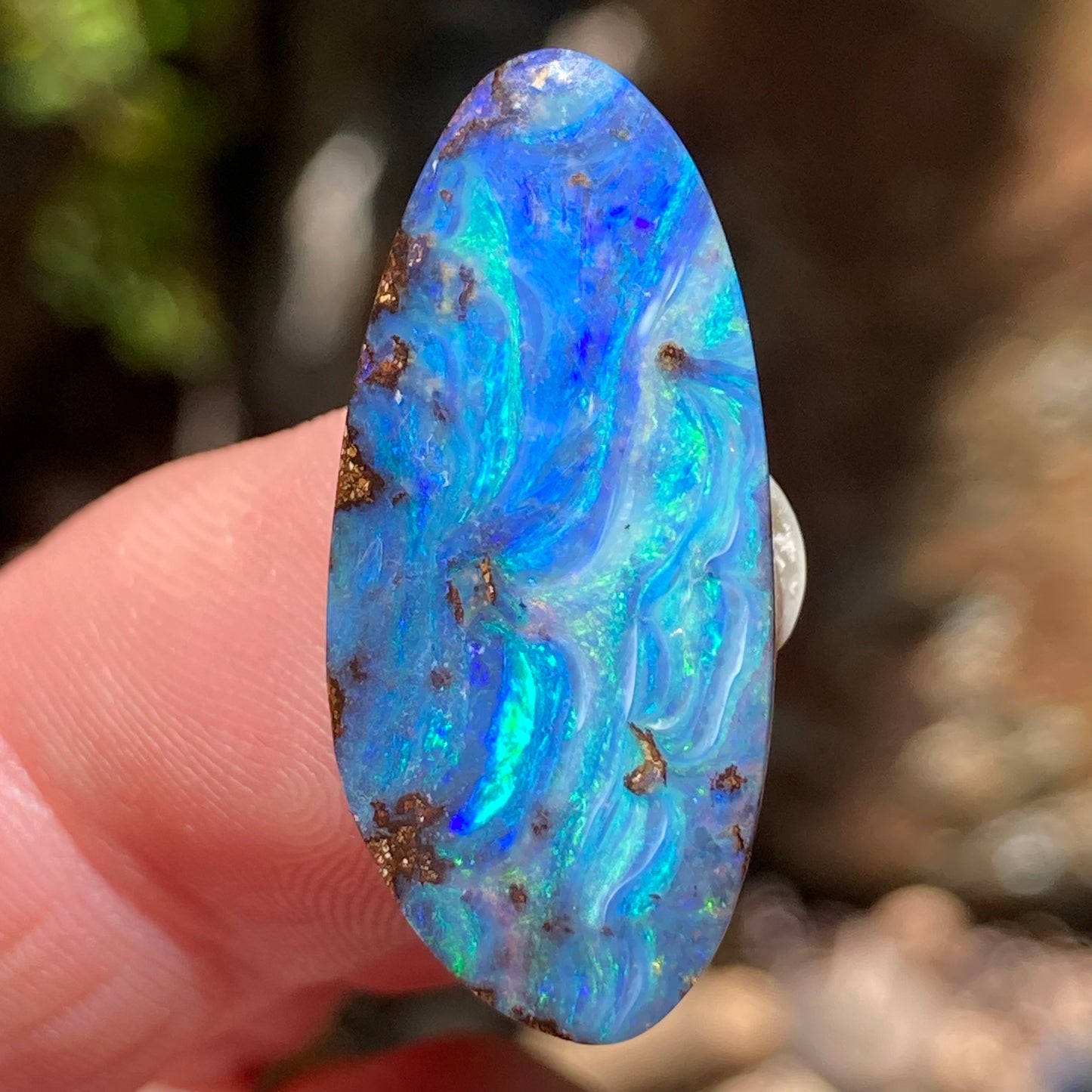 Statement Ocean Ripple Opal