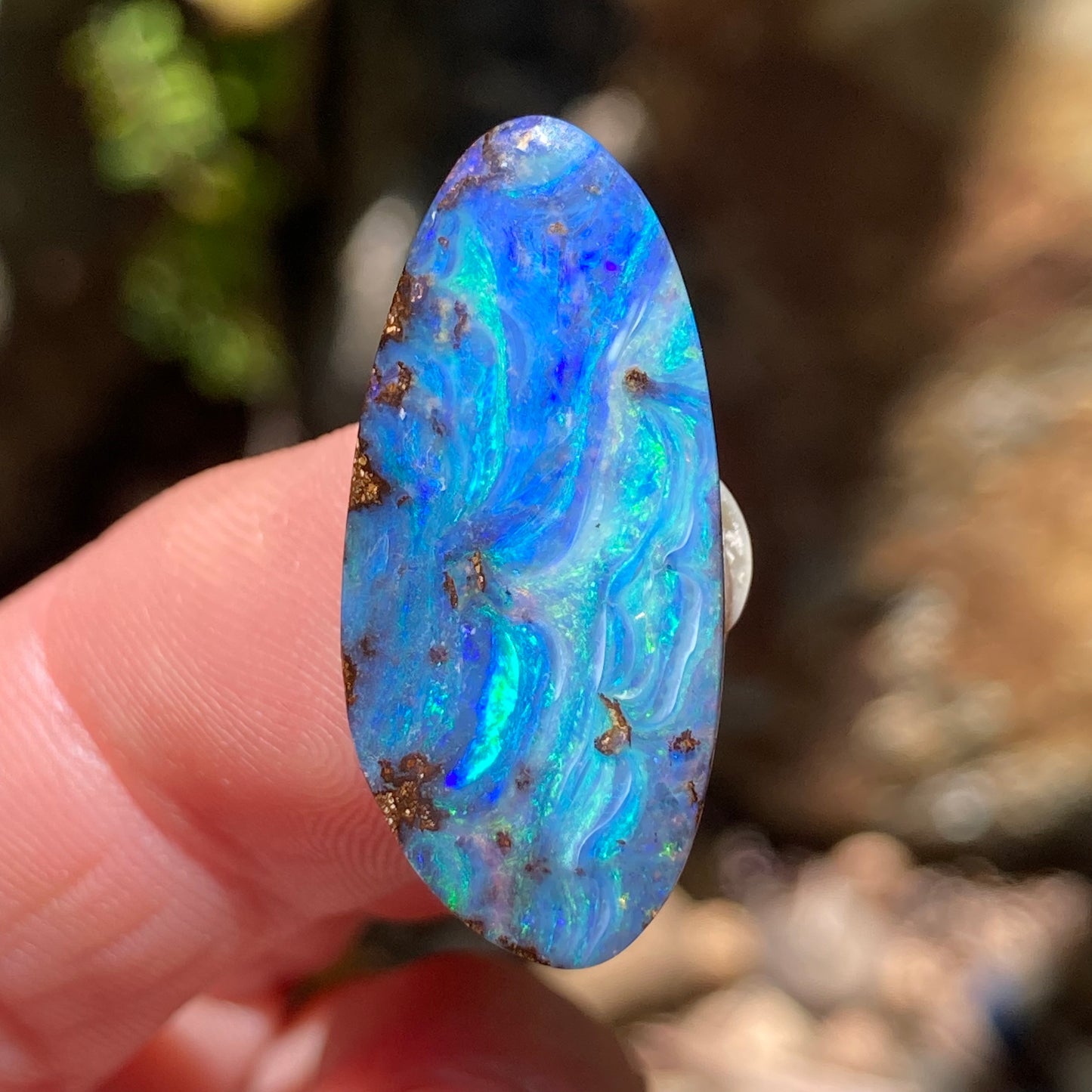 Statement Ocean Ripple Opal