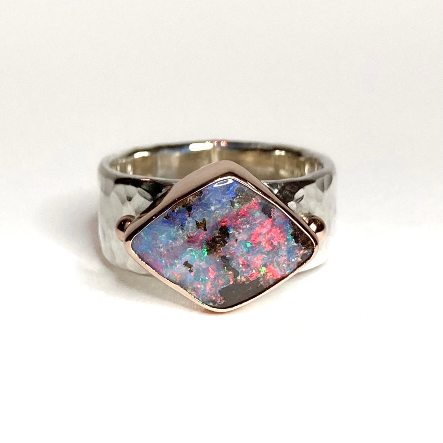 Sunset Sky Opal Ring