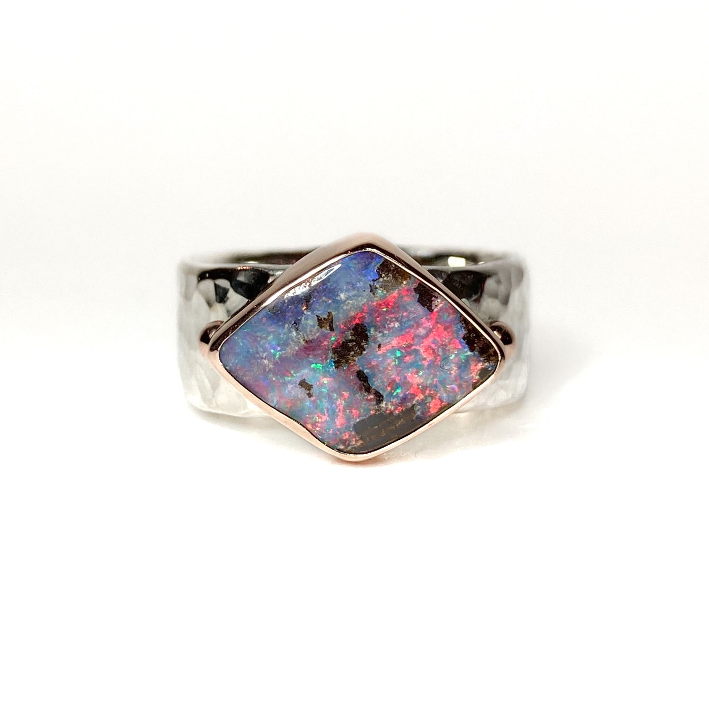 Sunset Sky Opal Ring