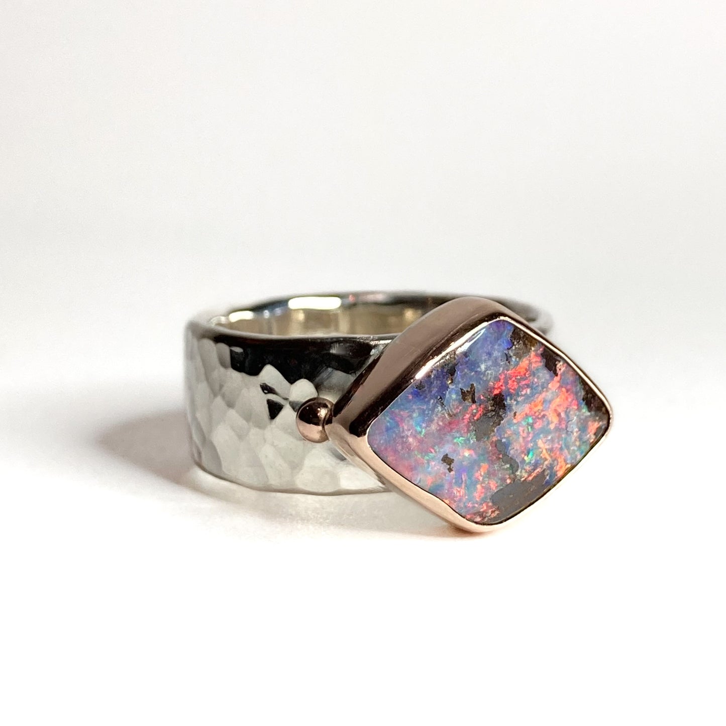 Sunset Sky Opal Ring