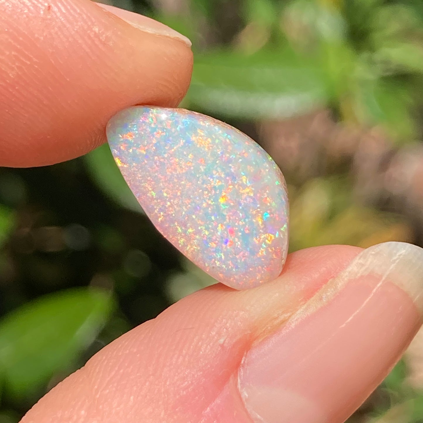 Pink Sparkling Pipe Opal